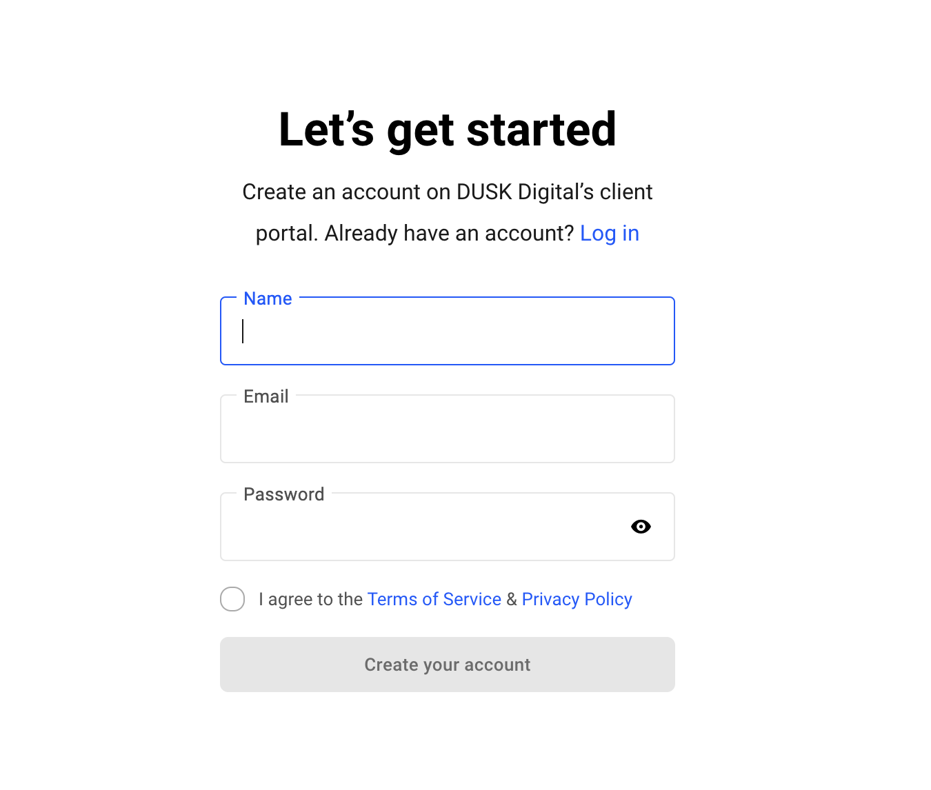 Create Temporary Website
